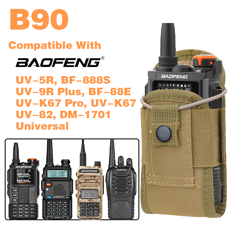 Outdoor Hunting Bag - Tactical Walkie Talkie Pouch Two Way