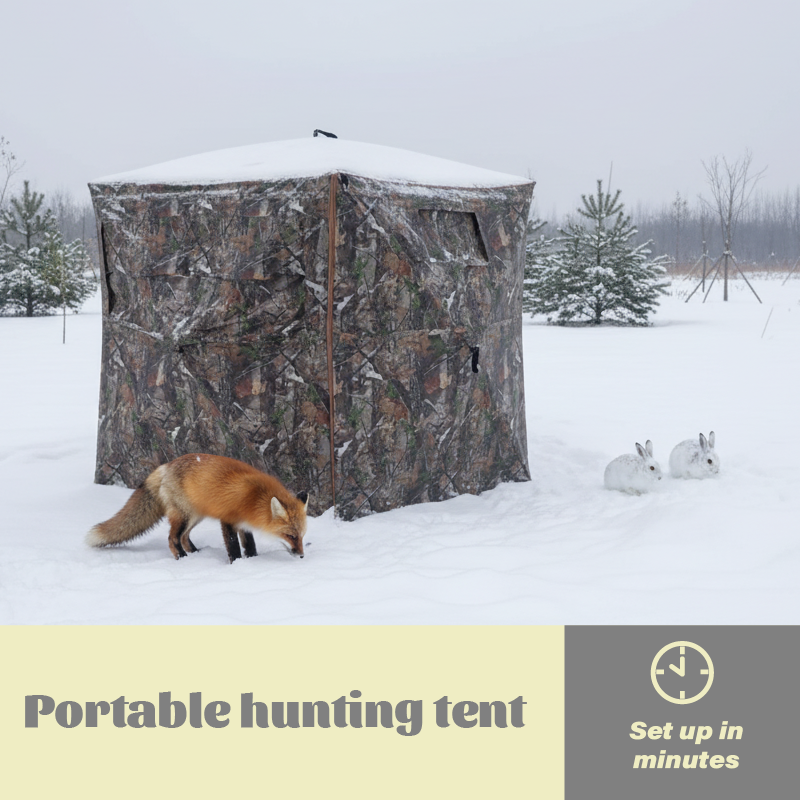 Hunting Outdoor - Camouflage Pop-Up Hunting Blind Easy Setup