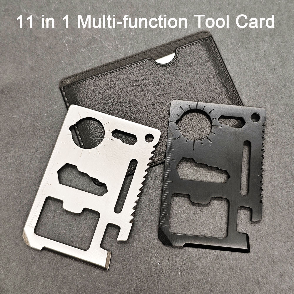 Hunting Outdoors Card - Stainless Steel EDC Pocket Tool 11