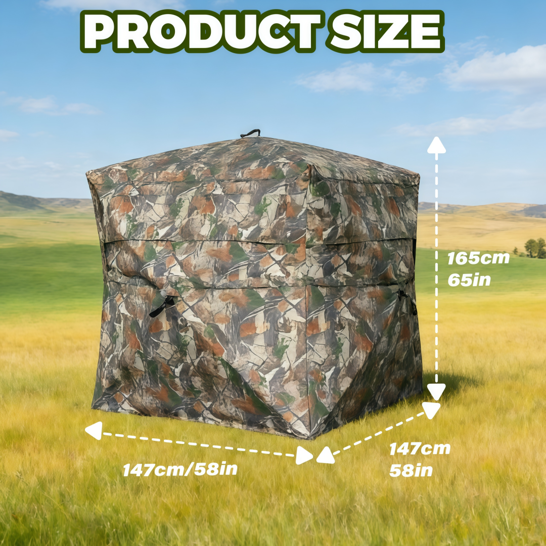 Hunting Outdoor - Camouflage Pop-Up Hunting Blind Ground Shelter