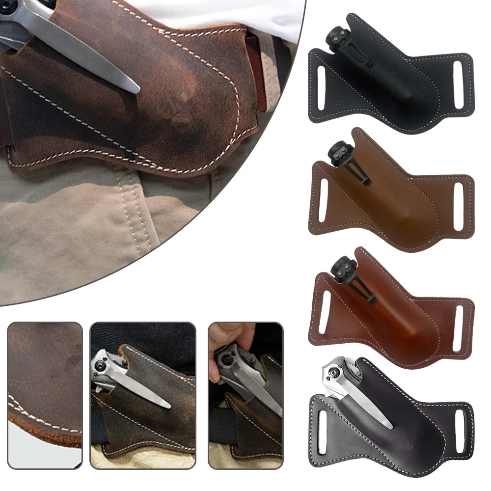 Outdoor Hunting Belt - Sheath Holster Pocket Hunt Leather Sheath