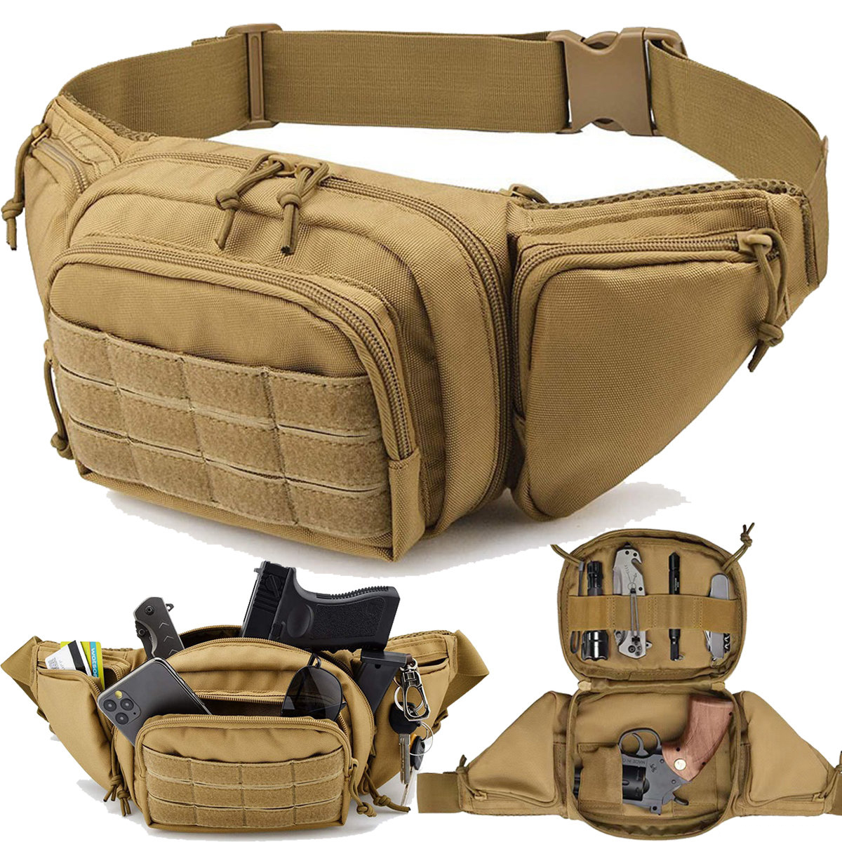 Outdoor Hunting Belt - Hunting Waist Bag Men's Tactical Fanny