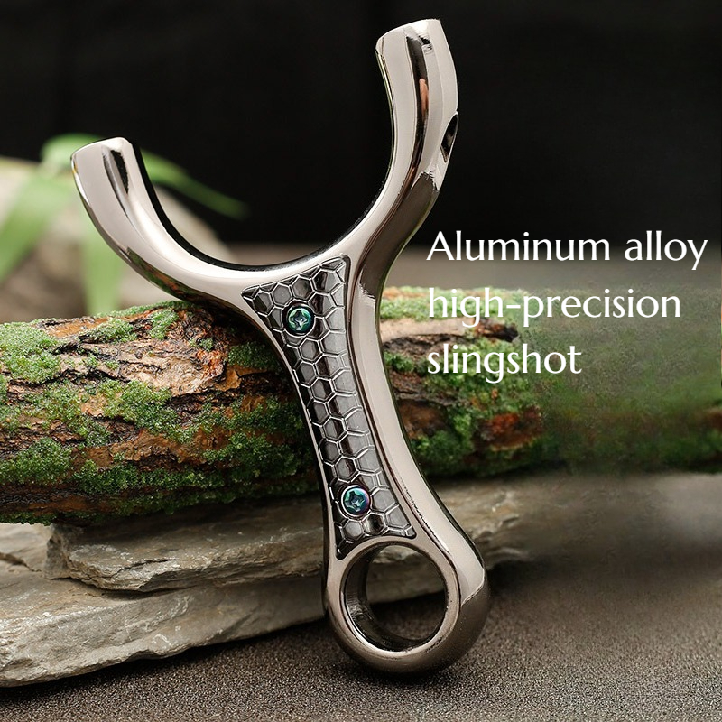 Hunting Outdoors Card - Aluminum Alloy High-precision Slingshot Aluminum Clips