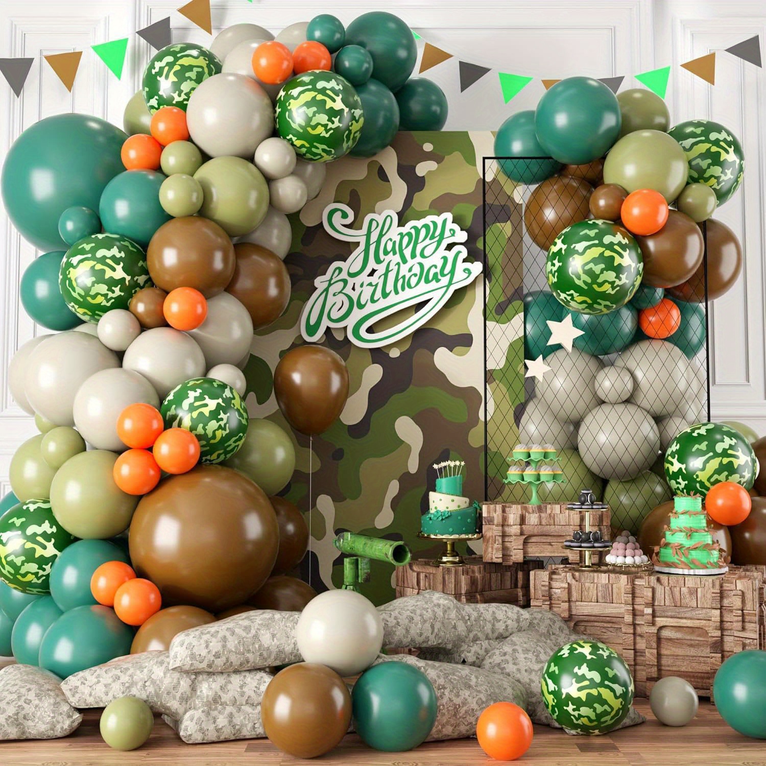 Outdoor Hunting Events - 137PCS Amazon Hot Selling Retro Balloon
