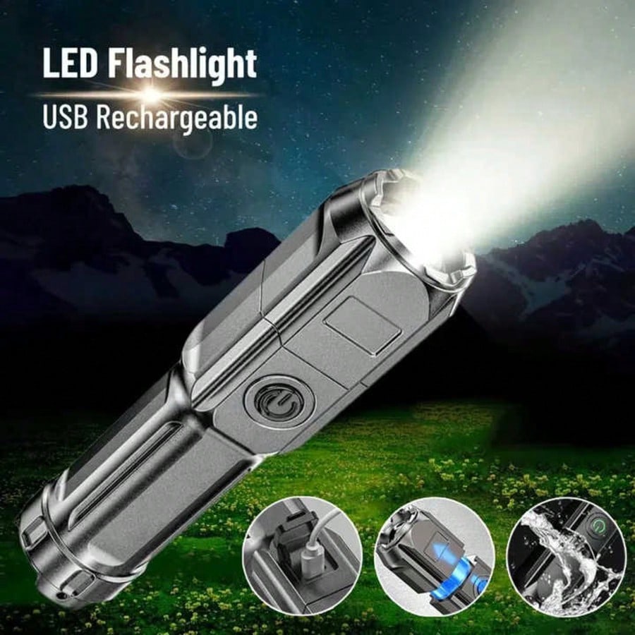 Hunting Outdoor - High Power Camping Flashlight Led Fishing
