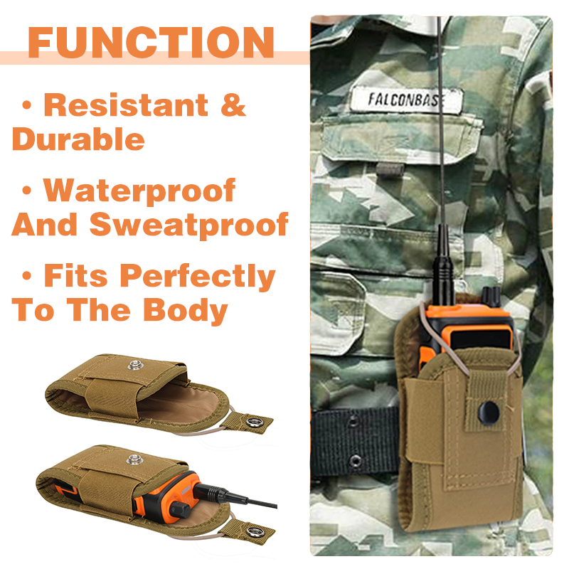 Tactical Walkie Talkie Pouch T - Outdoor Hunting Bag ulasan dan harga
