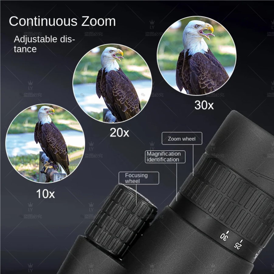CAOX 10-30x50 Zoom HD Monocula - Hunting Outdoor Watch ulasan dan harga
