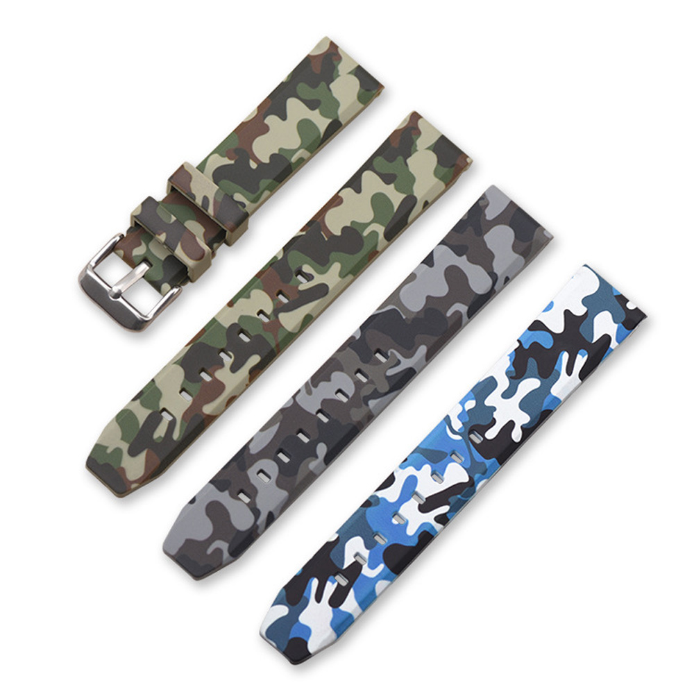 Camouflage Silicone Strap Army - Hunting Outdoor Watch ulasan dan harga