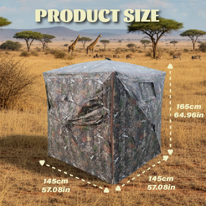 Camouflage Pop-Up Hunting Blin - Hunting Outdoor ulasan dan harga