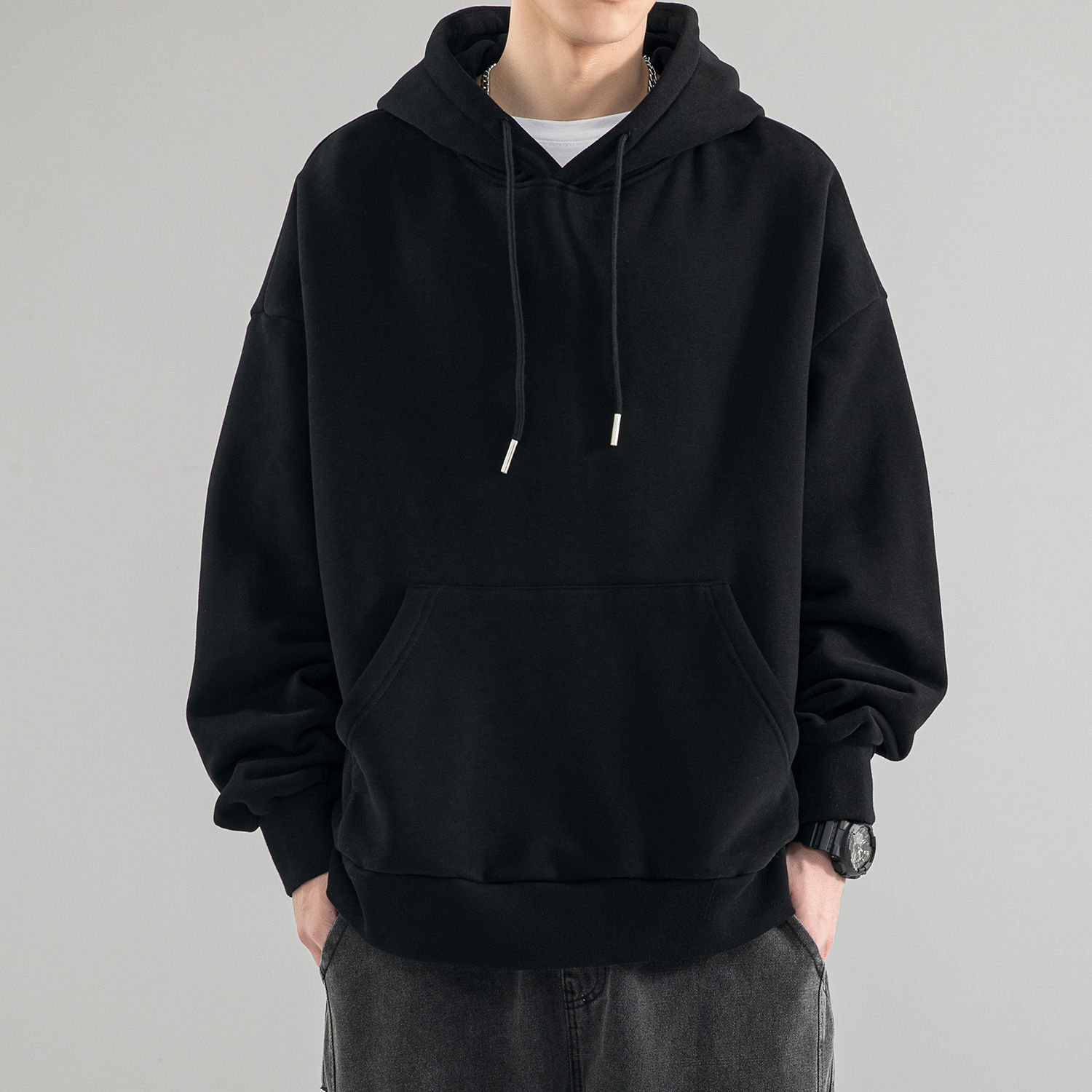 Mens With Hat Hoodies Cosplay  - Outdoor Hunting Hoodie ulasan dan harga