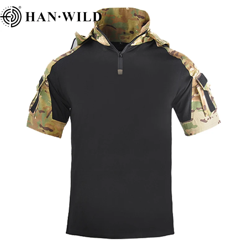 Tactical T-shirt Men Short Sle - Wildman Hunting & Outdoor Robertson Photos ulasan dan harga