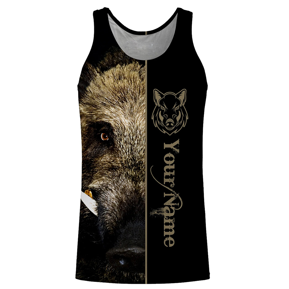 Custom Name Boar Hunter Tank T - Wildman Hunting & Outdoor Robertson Photos ulasan dan harga