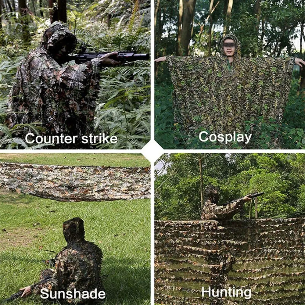 Tactical Gear 3D Leaves Camouf - Hunting Outdoor Watch ulasan dan harga