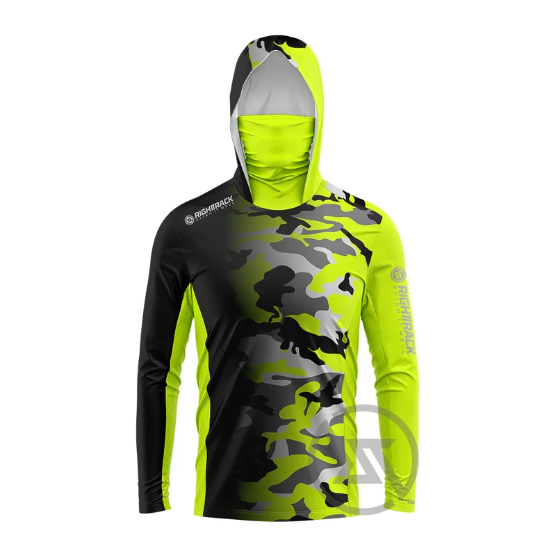 RIGHTTRACK Mask Hoodies Fishin - Outdoor Hunting Hoodie ulasan dan harga