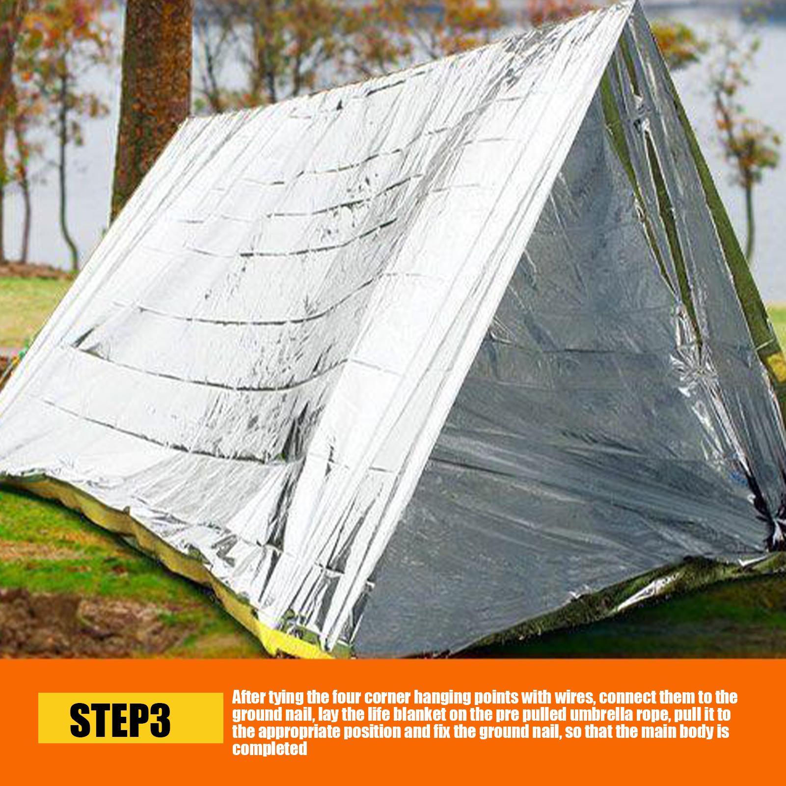 1PC Emergency Blanket Windproo - Field Dressing Kit ulasan dan harga