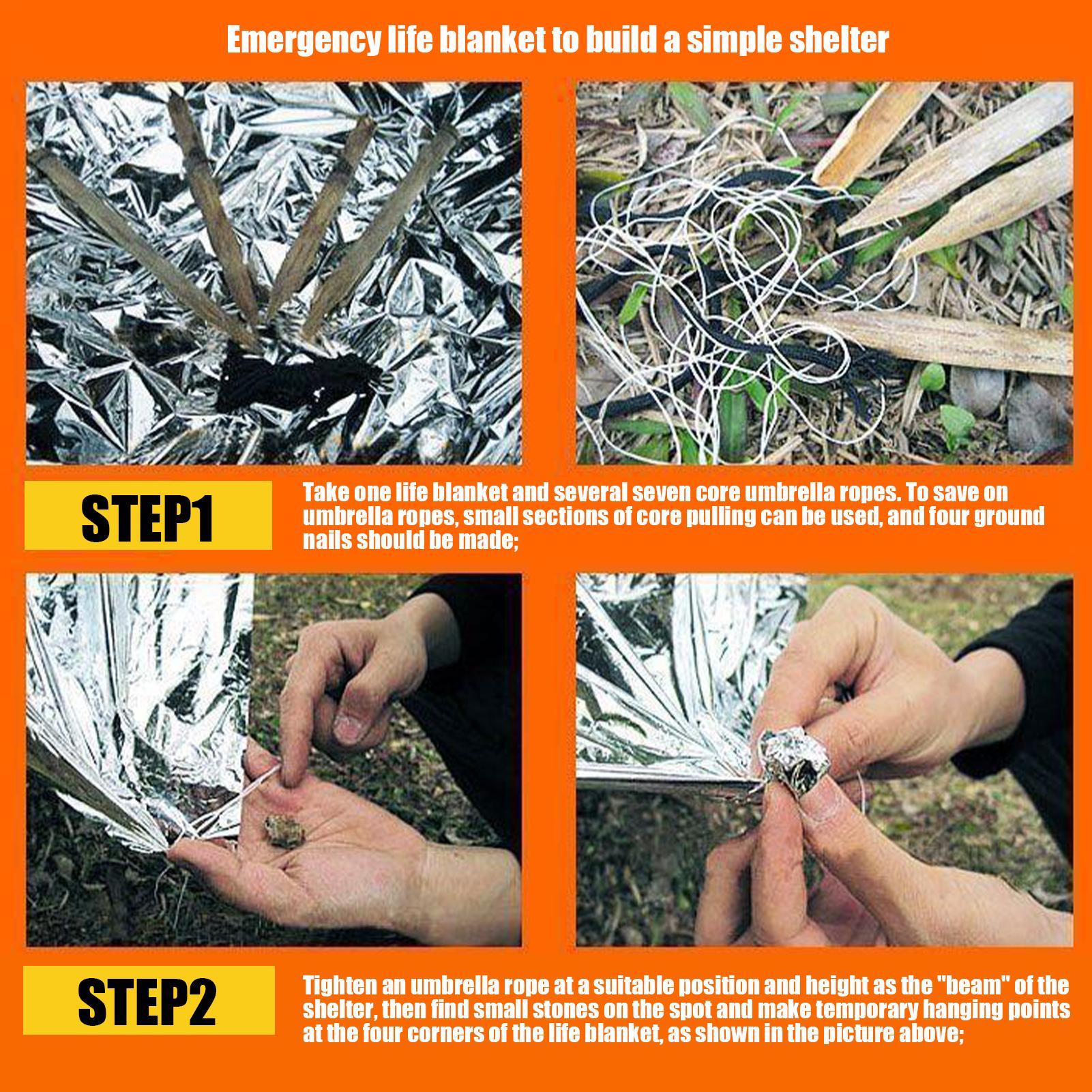1PC Emergency Blanket Windproo - Field Dressing Kit ulasan dan harga