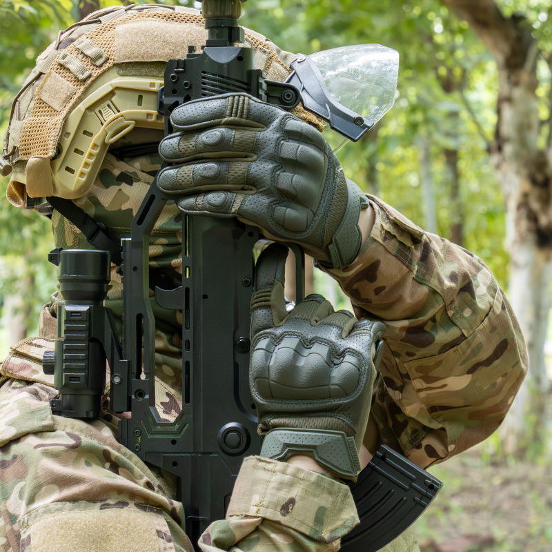 Breathable Anti-Slip Full Fing - Outdoor Hunting Gloves ulasan dan harga