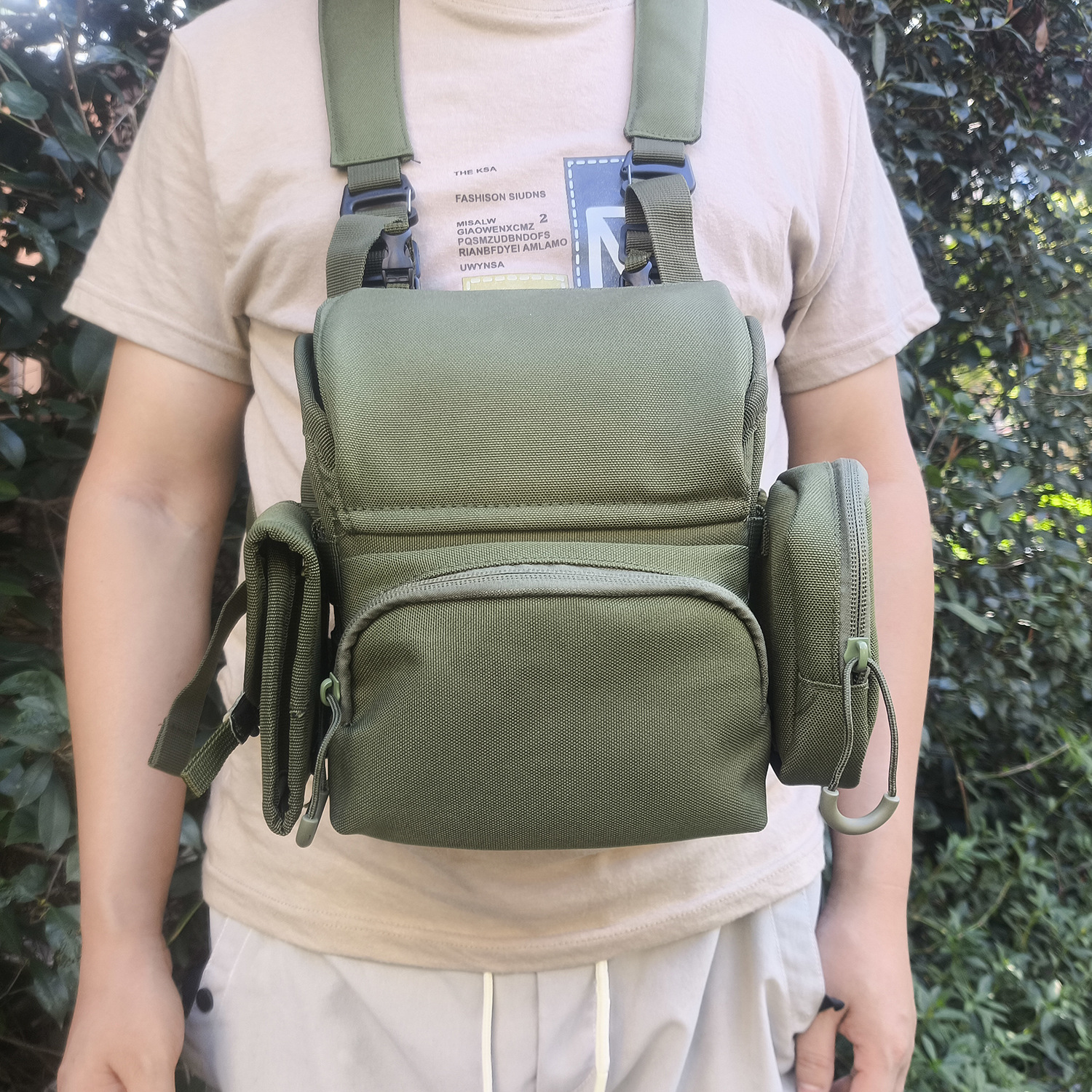Tactical Binocular Harness Bag - Hunting Outdoor Watch ulasan dan harga