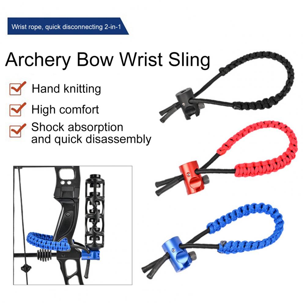 45cm Archery Bow Wrist Sling A - Hunting And Outdoor Supplies ulasan dan harga