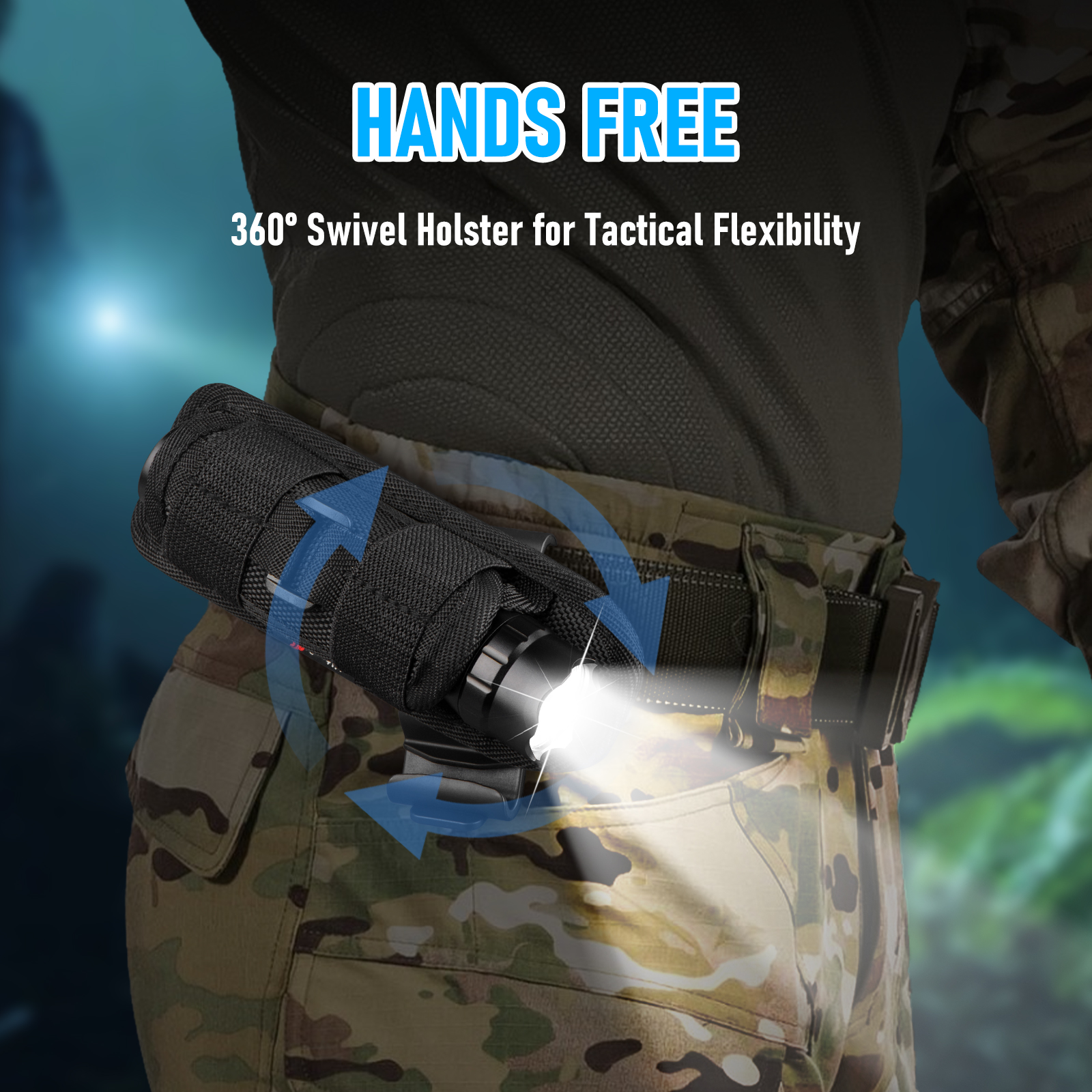 UltraFire WF-501B LED Tactical - Outdoor Hunting Belt ulasan dan harga