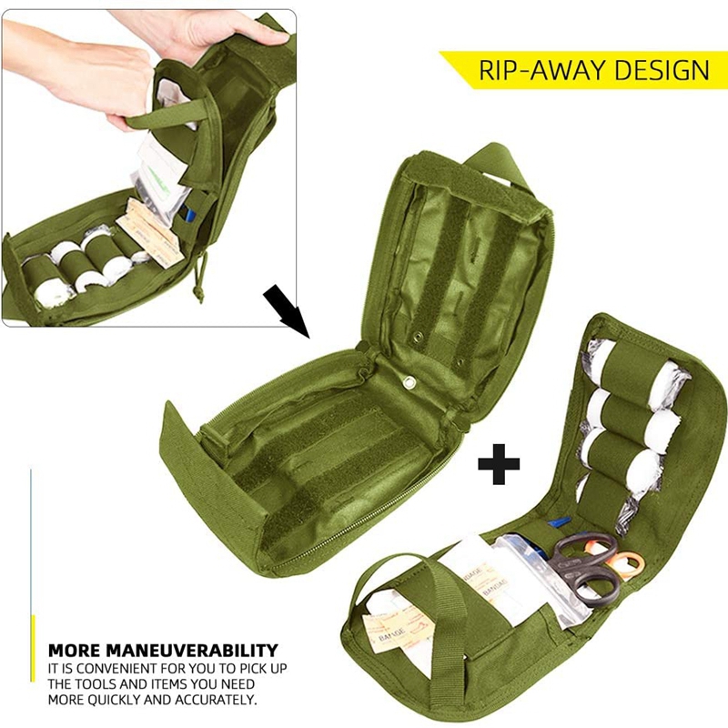Tactical Molle First Aid Kit M - Field Dressing Kit ulasan dan harga
