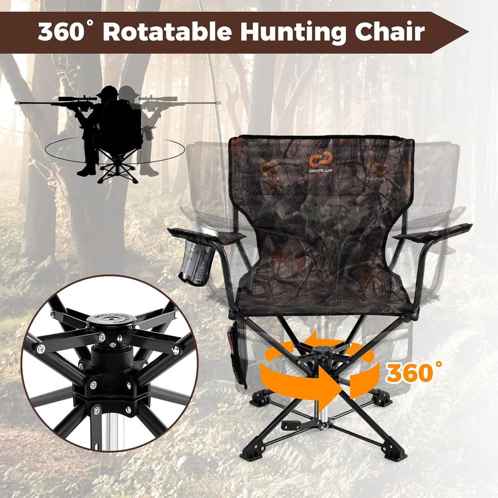 360° Rotating Hunting Seat wit - Hunting Outdoor ulasan dan harga