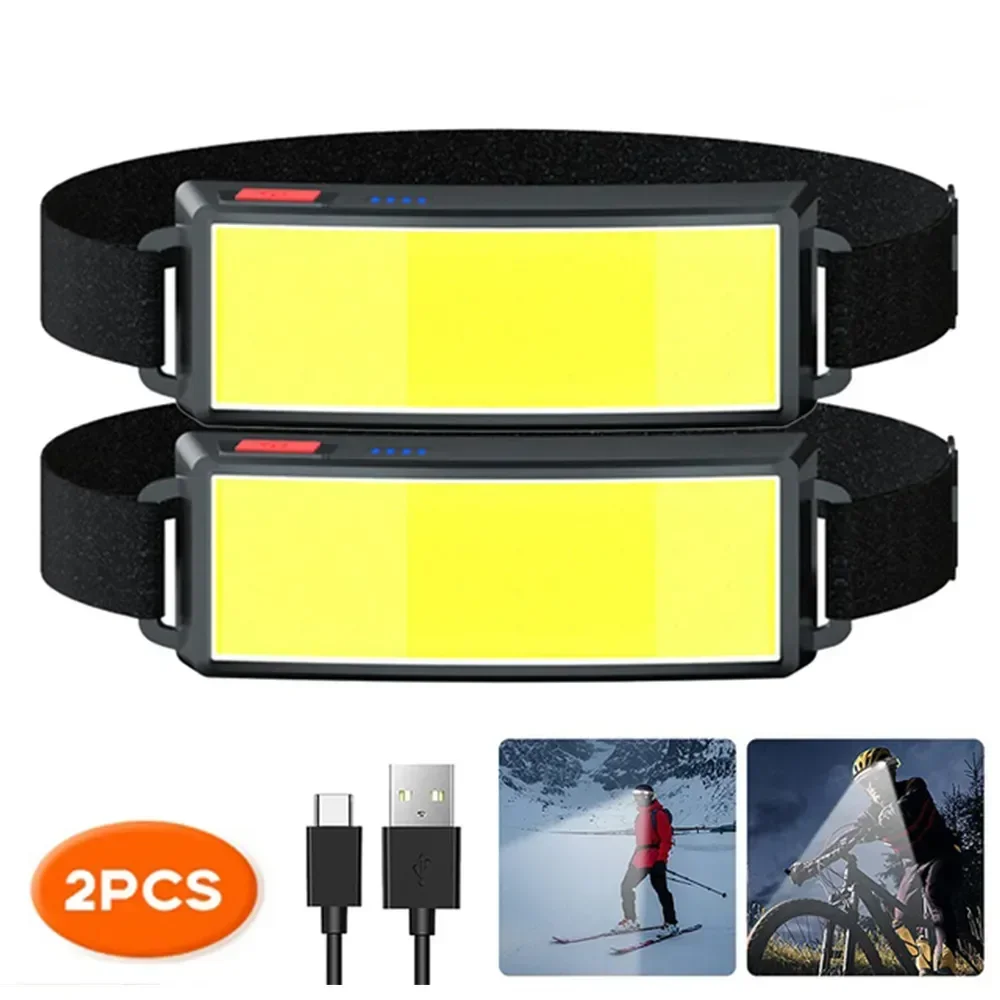 COB Portable LED Headlights Ou - Hunting Outdoor ulasan dan harga