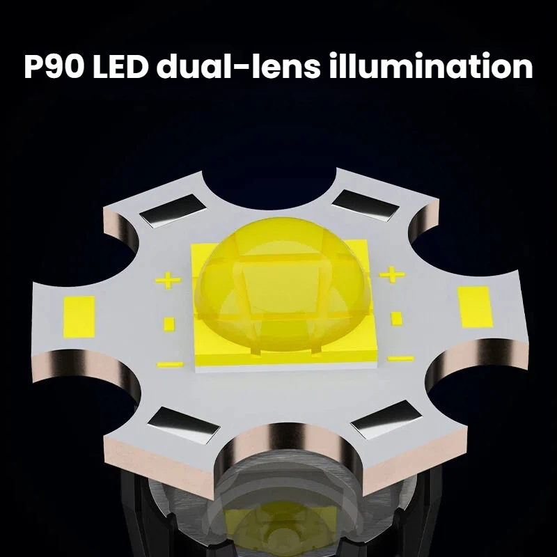 High-power P90 LED Flashlight  - Hunting Outdoor ulasan dan harga
