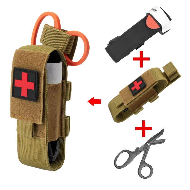 Outdoor First Aid Kit Tourniqu - Field Dressing Kit ulasan dan harga