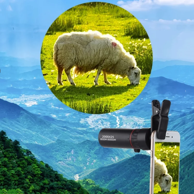 HD 2000x25 Monocular Telescope - Hunting Outdoor Watch ulasan dan harga
