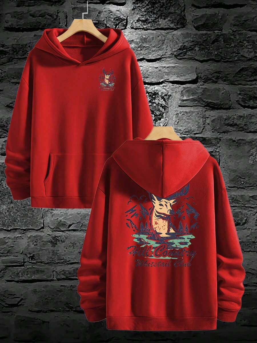 Mens Whitetail Deer Hunting Ho - Outdoor Hunting Hoodie ulasan dan harga
