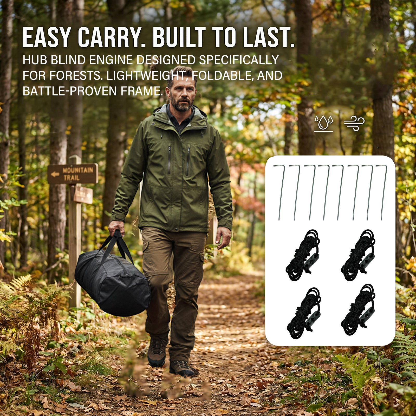 Camouflage Pop-Up Hunting Blin - Hunting Outdoor ulasan dan harga