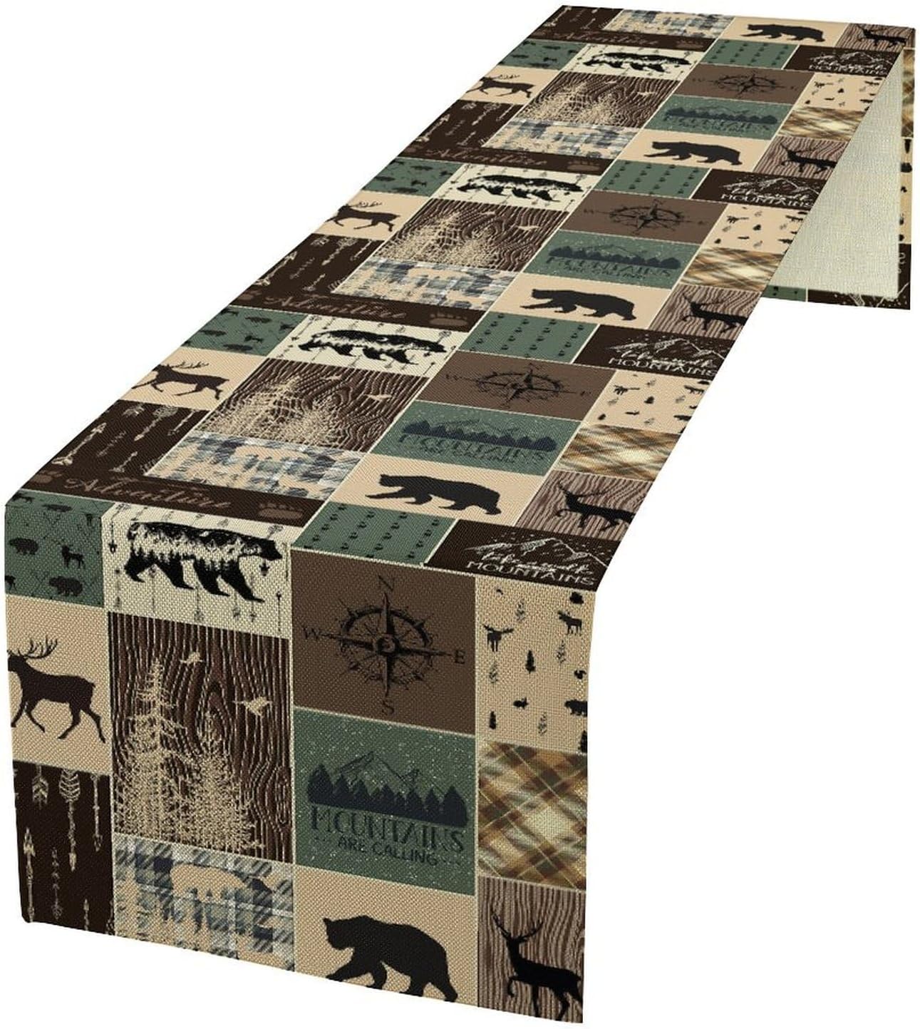 Rustic Farmhouse Deer Bear Tab - Outdoor Hunting News ulasan dan harga