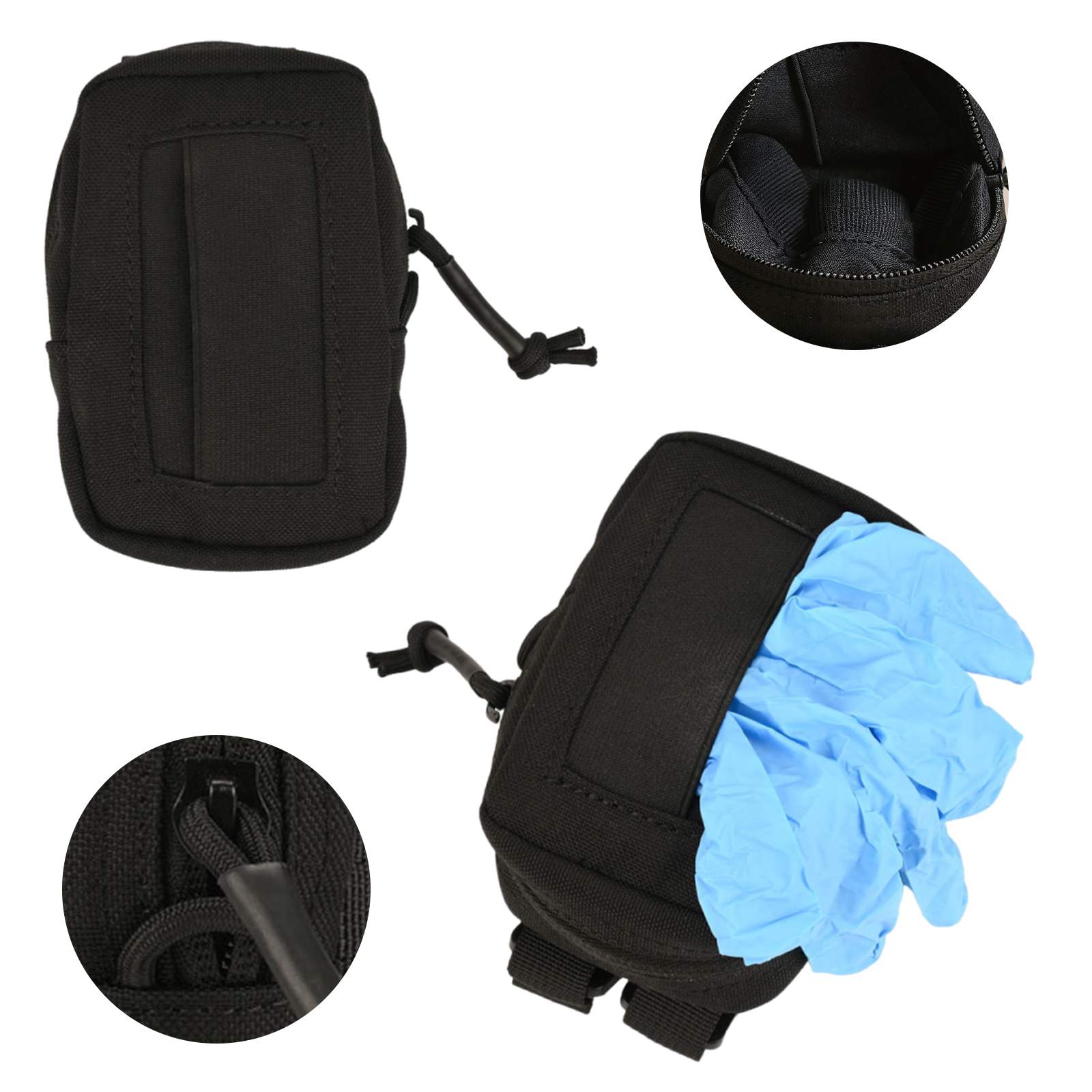Tactical Disposable Glove Pouc - Outdoor Hunting Belt ulasan dan harga