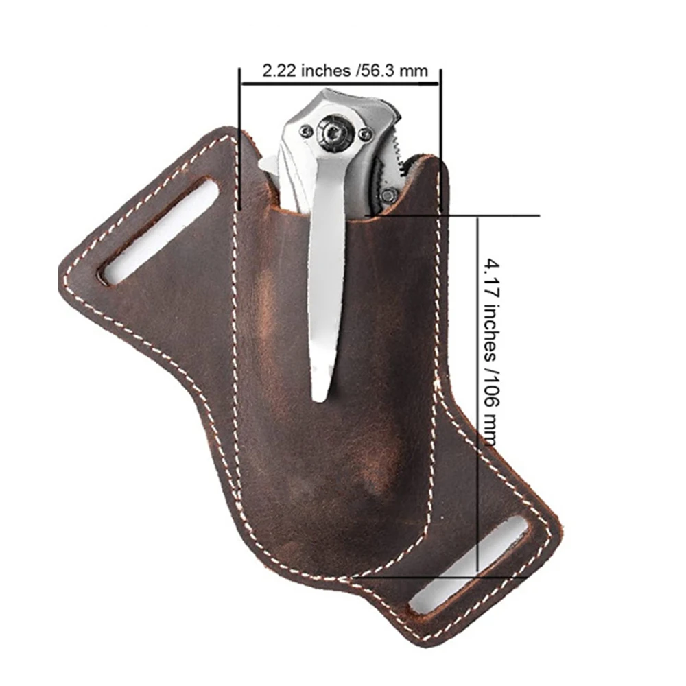 Sheath Holster Pocket Hunt Lea - Outdoor Hunting Belt ulasan dan harga
