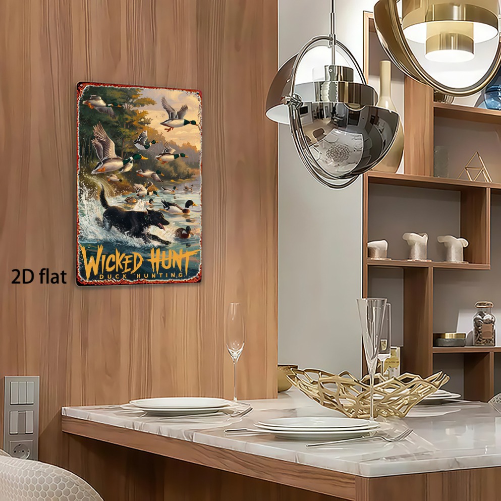 2D Flat Vintage Hunting Duck M - Wildman Hunting & Outdoor Robertson Photos ulasan dan harga