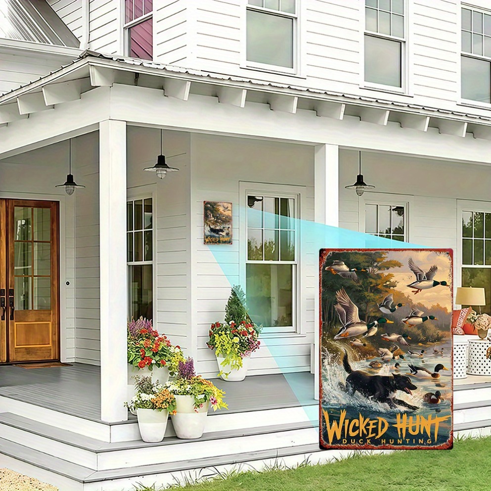 2D Flat Vintage Hunting Duck M - Wildman Hunting & Outdoor Robertson Photos ulasan dan harga