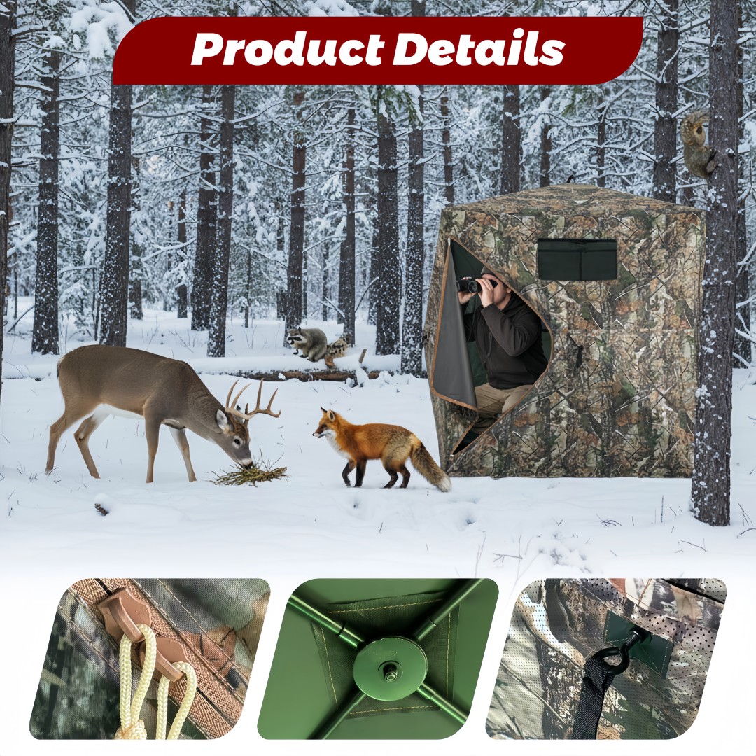 Camouflage Pop-Up Hunting Blin - Hunting Outdoor ulasan dan harga