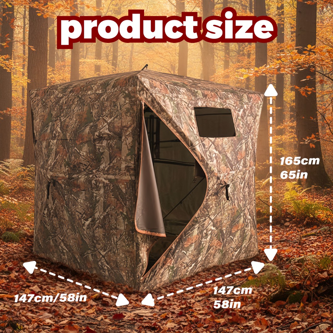 Camouflage Pop-Up Hunting Blin - Hunting Outdoor ulasan dan harga