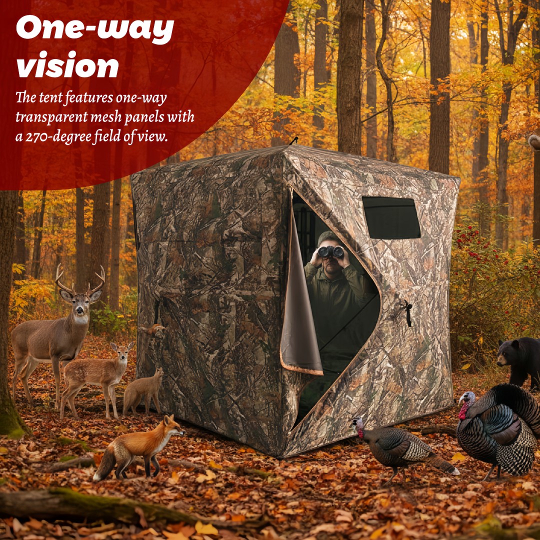 Camouflage Pop-Up Hunting Blin - Hunting Outdoor ulasan dan harga