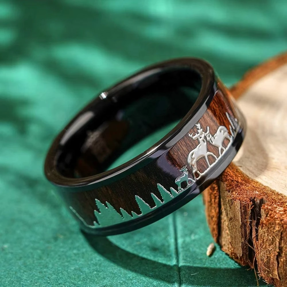 Fashion 8mm Koa Wood Inlay Dee - Wildman Hunting & Outdoor Robertson Photos ulasan dan harga