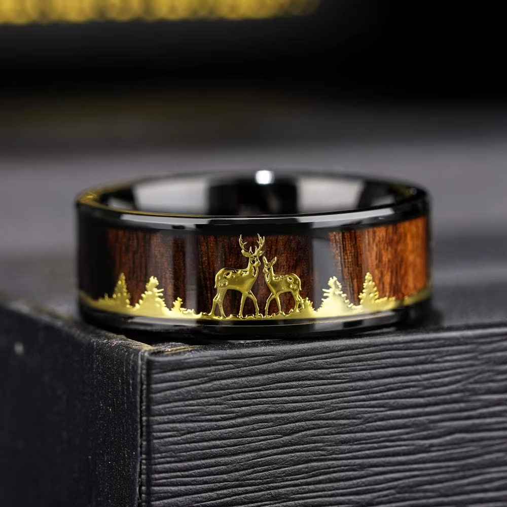 Fashion 8mm Koa Wood Inlay Dee - Wildman Hunting & Outdoor Robertson Photos ulasan dan harga