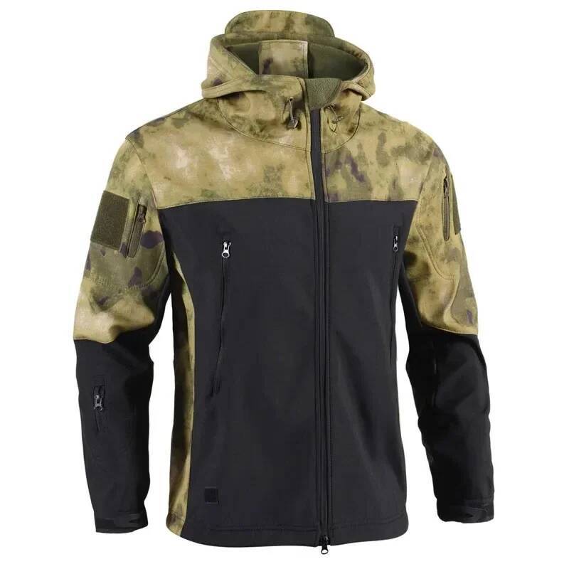 New Men S Shark Skin Patchwork - Outdoor Hunting News ulasan dan harga