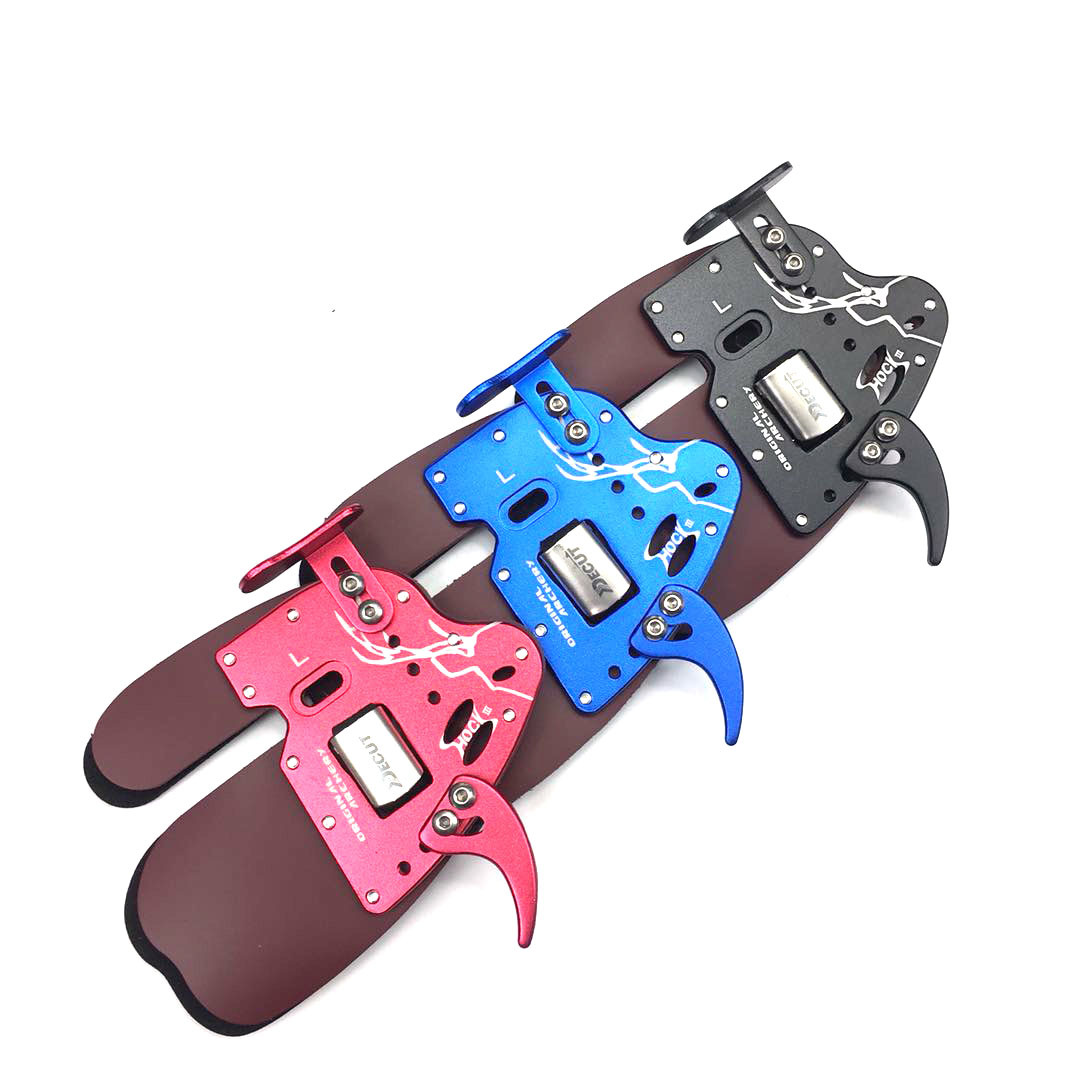DECUT Archery Finger Tab Guard - Outdoor Hunting Gloves ulasan dan harga
