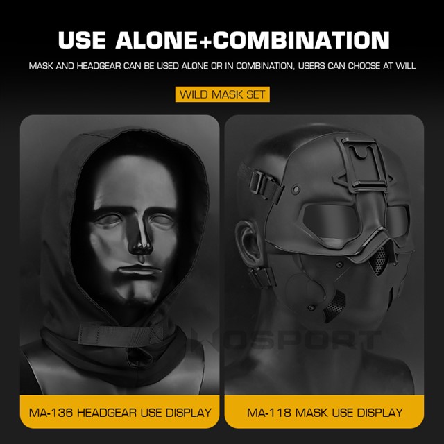 Wild Mask Set Tactical Equipme - Wildman Hunting & Outdoor Robertson Photos ulasan dan harga